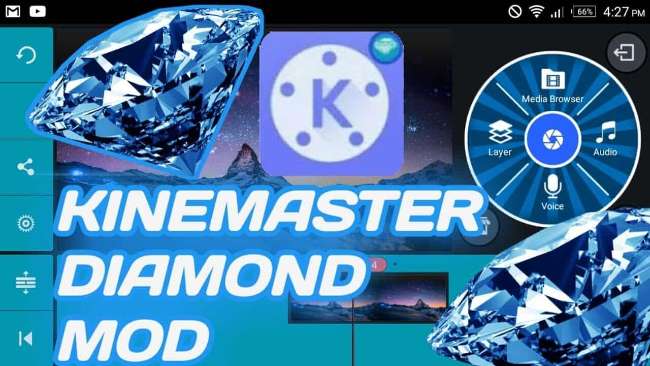 Cara Potong & Menambahkan Audio di Kinemaster Diamond Mod Apk