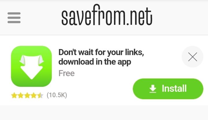 Download Savefrom Mod Apk