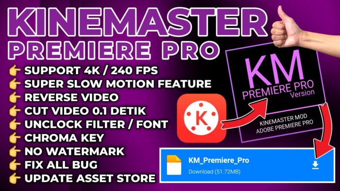Fitur Kinemaster Premiere Pro Mod