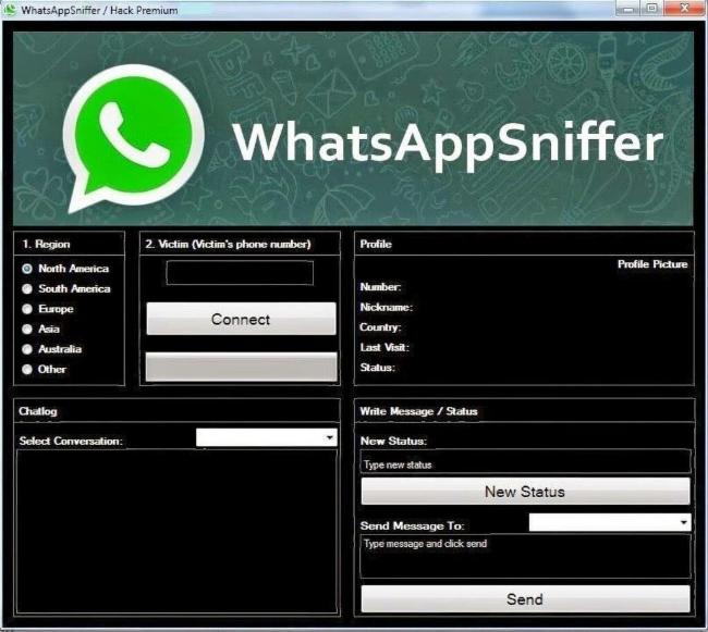 Menggunakan WhatsApp Sniffer