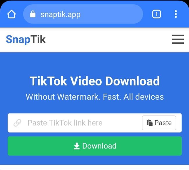 Panduan Menggunakan Snaptik App TikTok Android