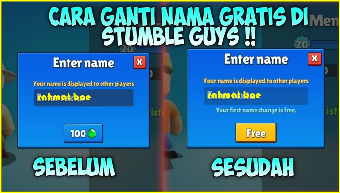 Cara Mengganti Nama Stumble Guys Dengan Mudah