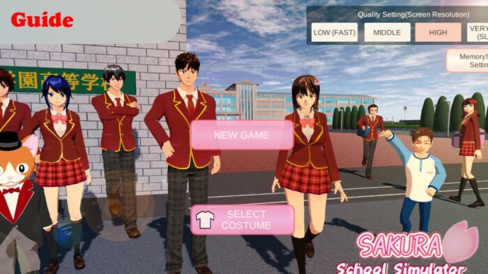 Perbandingan Sakura School Simulator Original Dengan Sakura School Simulator Mod Apk