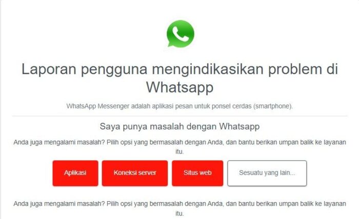 WhatsApp Error Hari Ini, Tidak Bisa Kirim Pesan Individu dan Grup