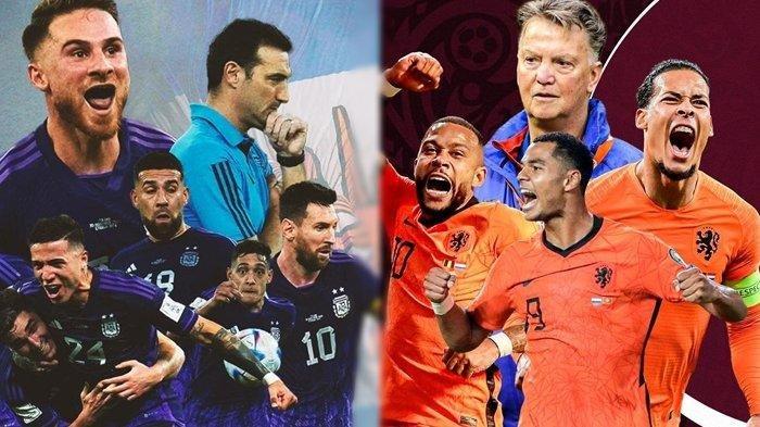 Head-to-head Belanda vs Argentina di Piala Dunia